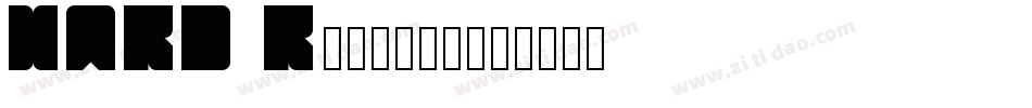 HARD Regular字体转换